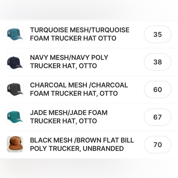 OTTO CAPS Otto Foam Mesh Trucker hats - Picture 1 of 1
